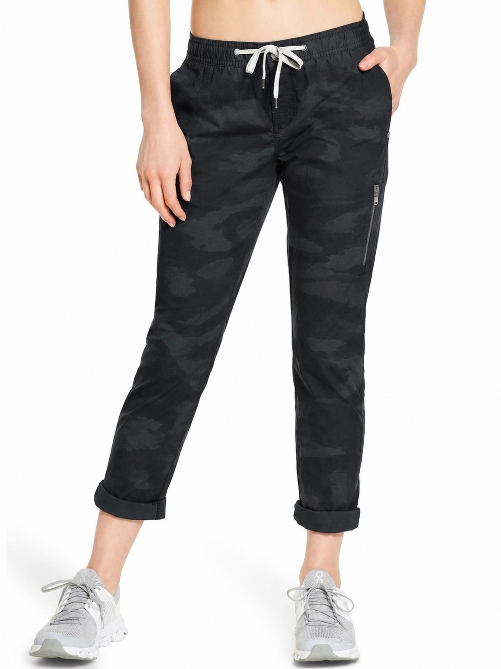 Vuori Ripstop Pant VW401 Charcoal Camo Organic Cotton Hiking Travel Pant Small